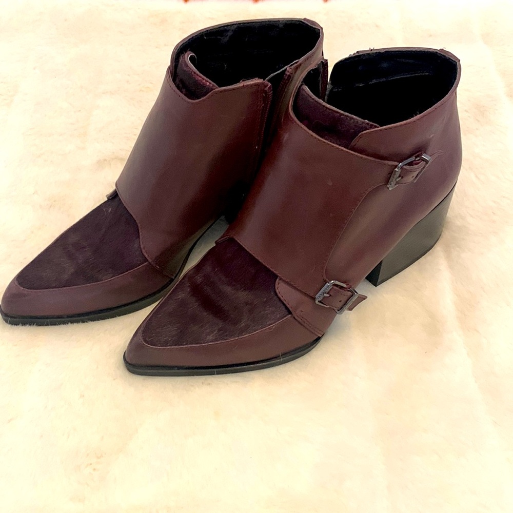 Circus by Sam Edelman Burgundy Ankle Boots 8.5